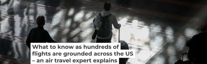 Passengers walk through the Ronald Reagan Washington National Airport on Nov. 7, 2025. Anna Moneymaker/Getty Images